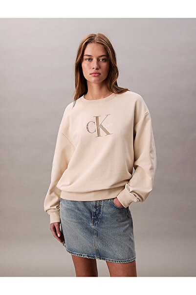 Calvin Klein Women's Monologo French Sweatshirt