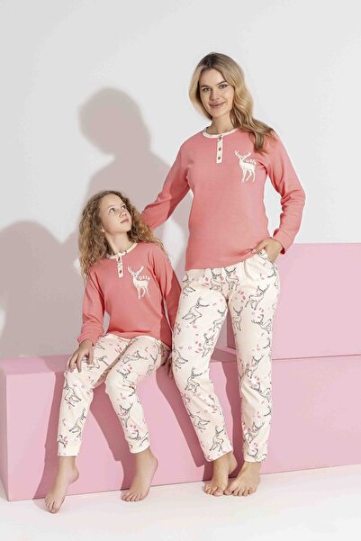 Tarık ΣΕΤ ΠΙΤΖΑΜΕΣ ΟΙΚΟΓΕΝΕΙΑΚΟΣ ΣΥΝΔΕΣΜΟΣ ΜΑΚΡΥΜΑΝΙΚΟΥ ΤΥΠΟΥ ΜΕ ΜΑΚΡΥ ΜΑΝΙΚΙΑ ΜΕ ΣΧΕΔΙΟ ΑΙΓΡΙΑΣ ΜΕ ΣΥΝΔΕΣΗ ΜΗΤΕΡΑ-ΚΟΡΙΤΣΙΑ-3214