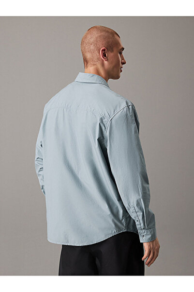 Calvin Klein Men's Cotton Poplin Relaxed Shirt