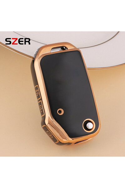 Choice3 Black Fashion TPU Car Flip Key Case Cover Shell For Kia Sportage Ceed...