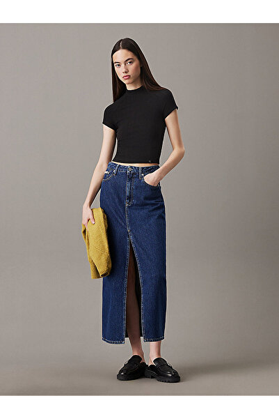 Calvin Klein Women's Warm Texture Rib T-Shirt