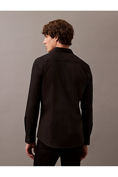 Calvin Klein Men's Solid Stretch Slim Shirt