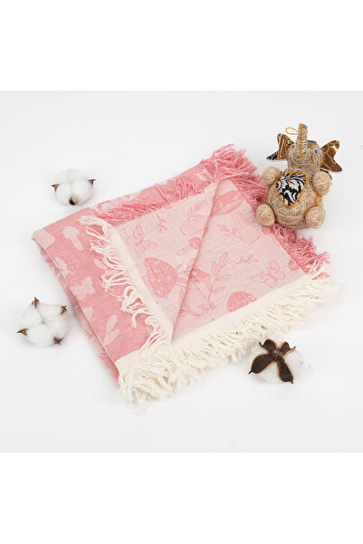 ZEYNUKO بطانية أطفال من الموسلين بطبقة مزدوجة مقاس 105 × 120 سم