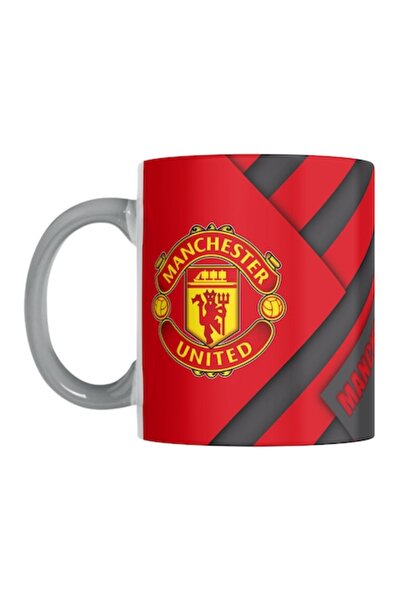 T&M Personalizare Personalized Mug - Manchester United Football Club, Supporter, Gray, 330 ml