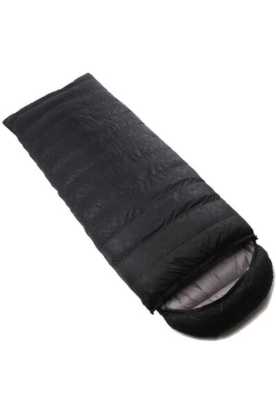 Hediye Rüzgarı Polar Inner Filled Sleeping Bag | Waterproof and Heat Insulated 0 ° C Cold Resistant (190X70 cm) with Bag