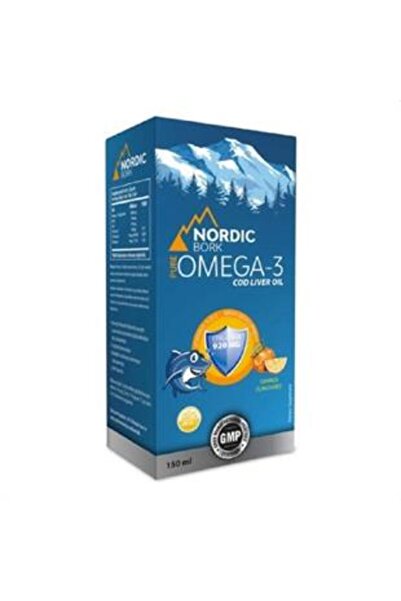 Nordic Bork Şurup Omega-3 Cod Liver Oil 150 Ml ( TEKLİDİR )