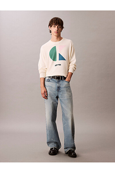 Calvin Klein Men's Coloblock Graphic Sweatshirt