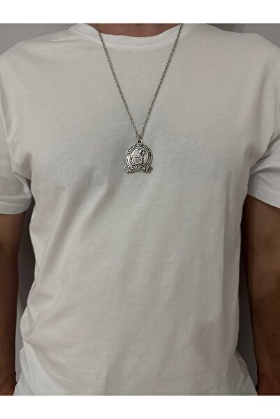 MODA Tengri Biz Menen Bozkurt Unisex Zincirli Kolye