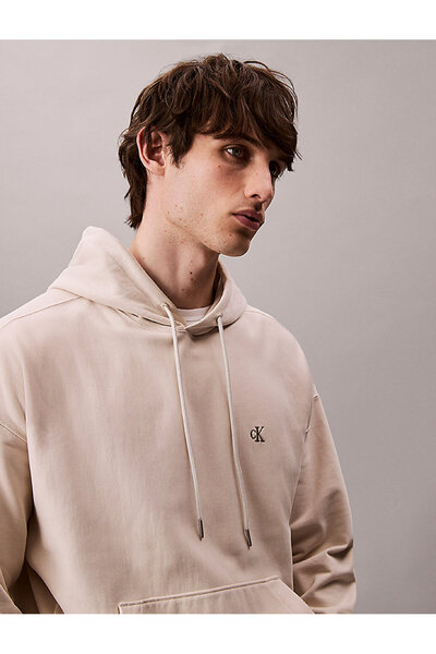 Calvin Klein Men's Premium Terry Monogram Sweatshirt