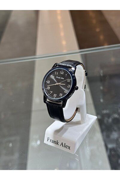 Frank Alex deri kordonlu erkek kol saati