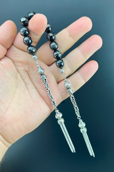 isfahantakı Lüx Uzun ağır işlemeli kuka zaza sallama 12 mm tesbih