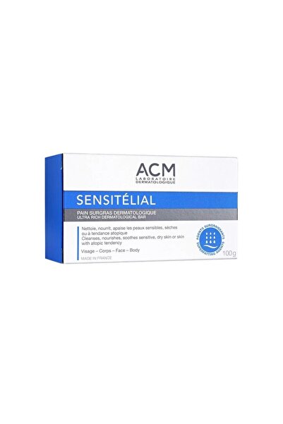 ACM Sensitelial Dermatolojik Sabun Yağlı Karma Ciltler İçin Karşıtı Sebum Yüz Vücut Temizleyici