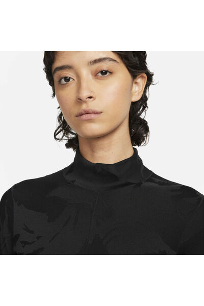 Nike Sportswear Tech Pack Women's Bodysuit Çıtçıtlı Siyah Kadın Body
