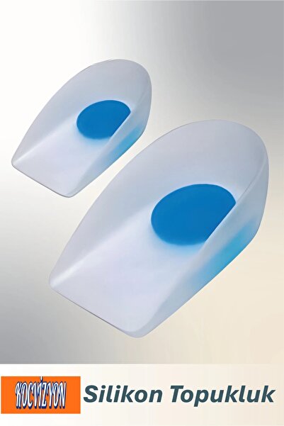 kocvizyon Unisex Silikon Jel Tabanlık – Şok Emilimi ve Topuk Desteği – Ayak A...