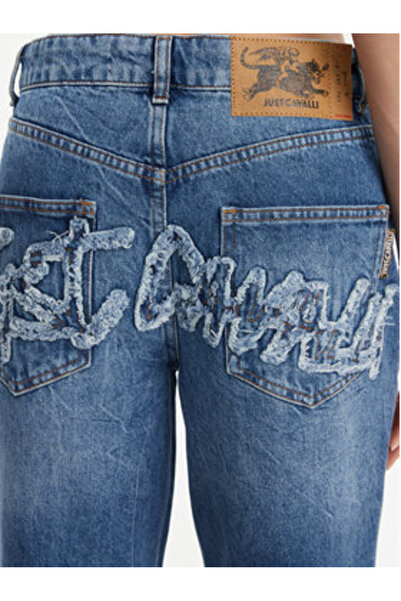 Just Cavalli Γυναικείο Τζιν 78PAB5B5 CDWM2 Μπλε