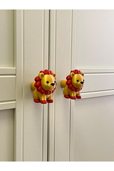 Dot Design Çocuk Odası Kulpları - Aslan Kulp (Tekli)