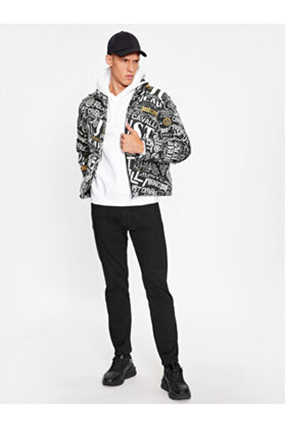 Just Cavalli Ανδρικό Μπουφάν με Πούπουλα 75OAUD18 Μαύρο