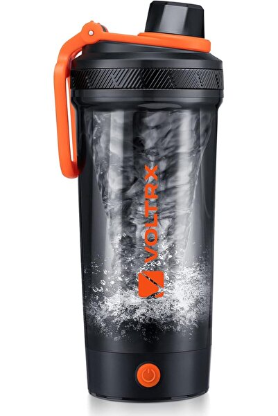 Generic Electric Protein Shake Mixer Cup, USB-C Rechargeable, BPA-Free, Made with Tritan, 31oz, Orange