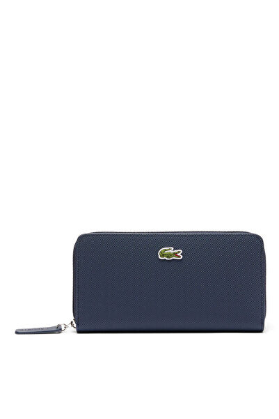 Lacoste L.12.12 Navy Blue Women's Wallet Elsbeauty