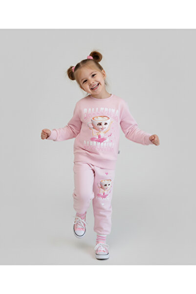 SERENAD KİDSS Ballerina Cappuccina Girl's 2-Piece Top and Bottom Set