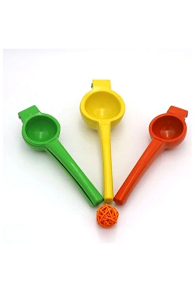 Euro Pink Stainless Steel Ultra Sturdy Lemon Squeezer (Yellow and Green Color)