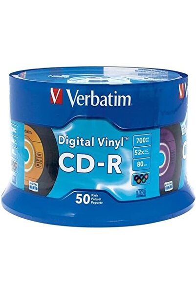 Generic CD-R 700MB 80 min Digital Vinyl Style – 50-pack spindle
