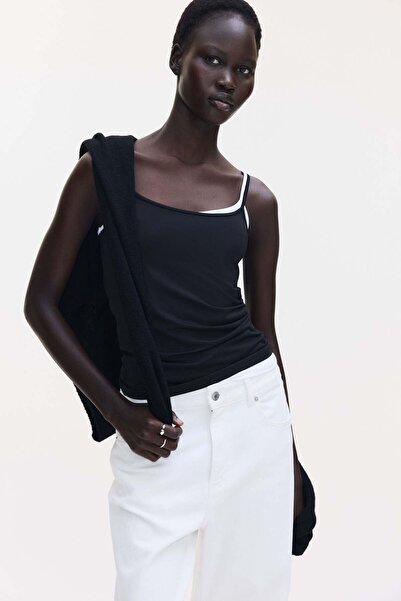 H&M Microfibre strappy top