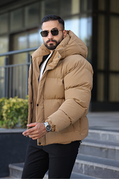 MODAEMAS Мъжко зимно палто Nova с качулка