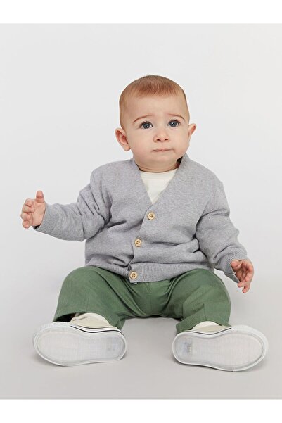 LC Waikiki V-Neck Baby Boy Knitwear Cardigan