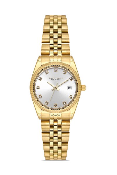 DAVID GUNER Mini Case Retro Women's Wristwatch Case Diameter 28 mm