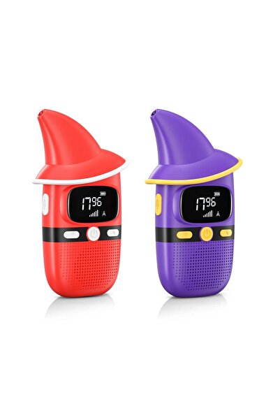 VALA Set of 2 VALA® MAGIC Children's Walkie Talkies, Integrated Battery, Antenna and Flashlight, 22 Radio Channels,