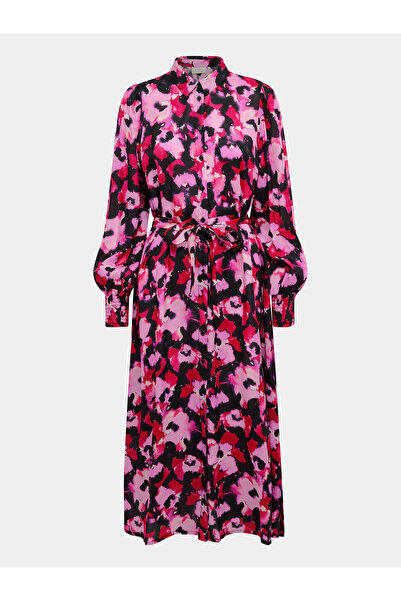 Kaffe Γυναικείο Φόρεμα-Πουκάμισο 10507798 Ροζ