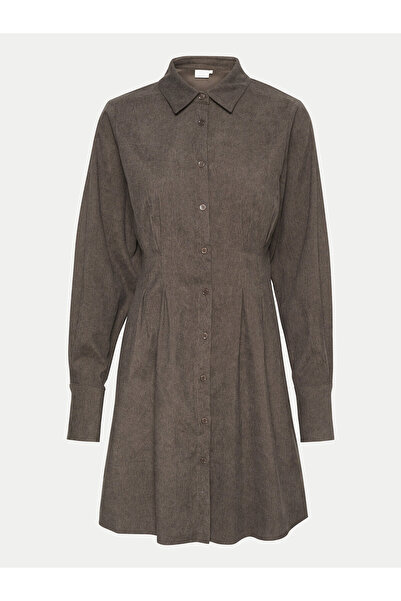 Kaffe Γυναικείο Φόρεμα-Πουκάμισο 10509115 Καφέ