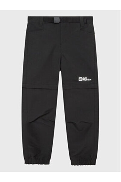 Jack Wolfskin Παντελόνι για αγόρια σε εξωτερικούς χώρους 1609761 Μαύρο
