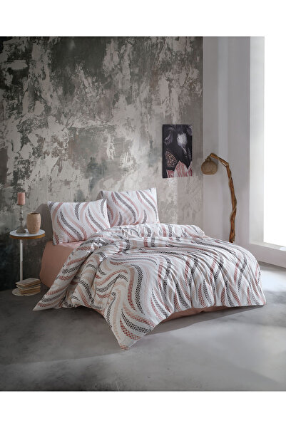 Bikaya Home Σετ Παπλωματοθήκης Διπλού Κρεβατιού Crystal Ranforce |   100% βαμ...