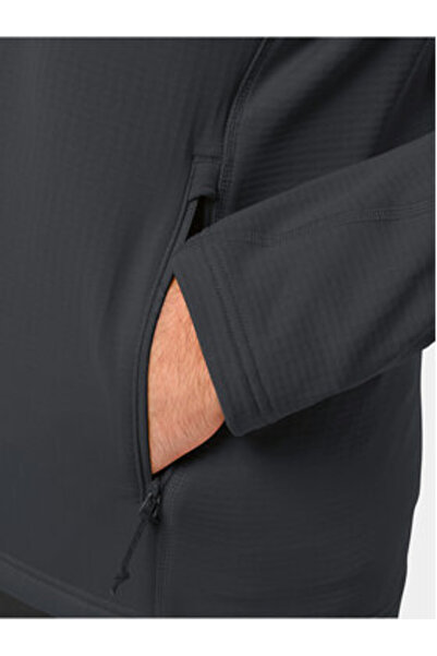 Jack Wolfskin Ανδρικό Τεχνικό Φούτερ 1710521 Μαύρο