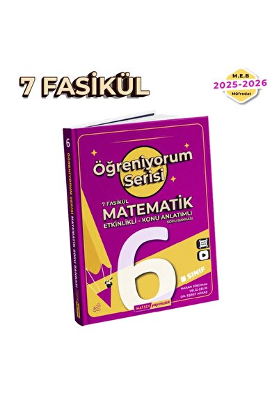 Matsev Yayıncılık 6.SINIF ÖĞRENİYORUM SERİSİ GÜNCEL BASKI