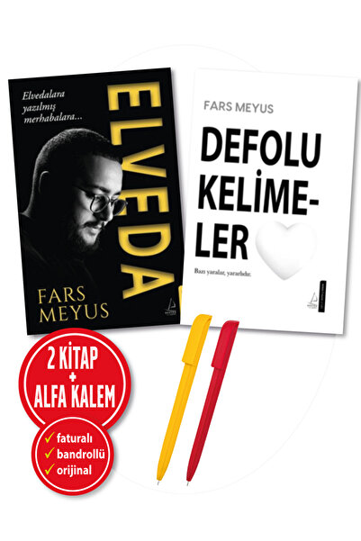 Destek Yayınları Alfa Kalem+ Fars Meyus 2 Kitap (Elveda + De-folu Kelimeler) ...