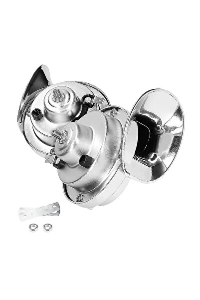 Choice1 بوق سيارة حلزوني مقاوم للماء من ALLOYSEED، قطعتان، 12 فولت، فضي، 300 ...