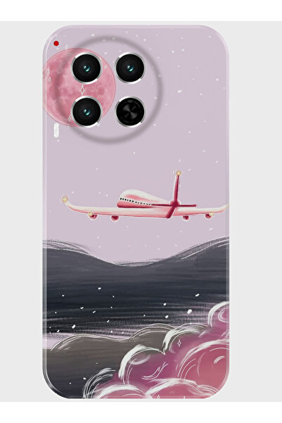 TECNO Camon 30 Kılıf (CL6)Uyumlu Kamera Korumalı Baskılı Silikon Kapak - plane