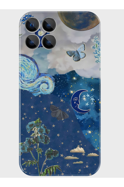 omix X600 Kılıf Baskılı Silikon Kapak - 36