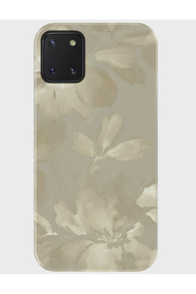 Duadan Note 10 Lite Uyumlu Kılıf Desenli Baskılı Silikon - whitefloral