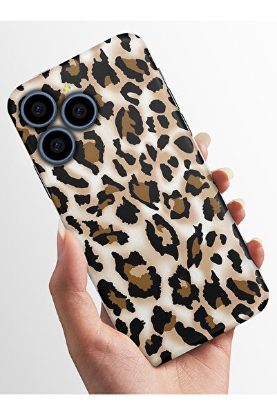 omix X7 Kılıfı HD Kalite Baskılı Parlak Silikon Kapak - leopar4 Uyumlu