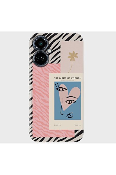 TECNO Spark 9T Kılıf Kamera Korumalı Desenli Baskılı Silikon - picasso