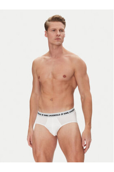 Karl Lagerfeld Σετ 3 εσώρουχων για άνδρες A1M47152 Λευκό