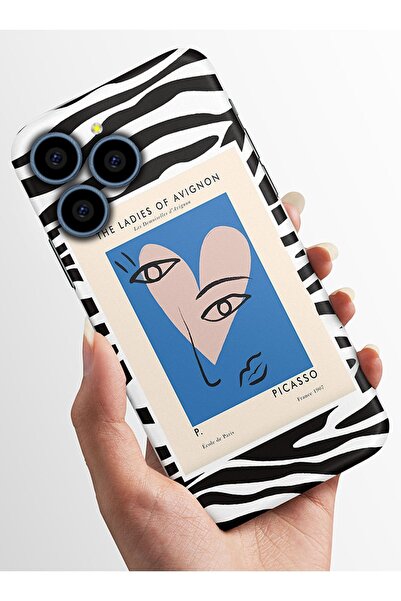 omix X6 Kılıfı HD Kalite Baskılı Parlak Silikon Kapak - picasso