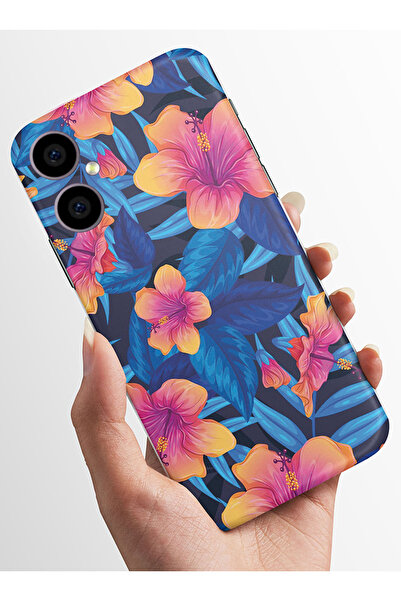 omix X3 Kılıf Kamera Korumalı Baskılı Silikon Kapak - topflower