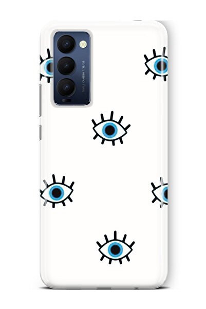 Activist Tecno Camon 18 Premier Kılıfı HD Kalite Silikon - blueflower
