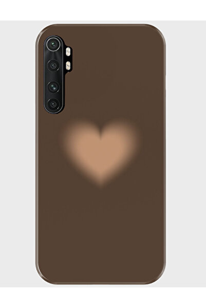 Duadan Xiaomi Mi Note 10 Lite Kılıf Baskılı Silikon ve Telefon Tutucu - brownleopar