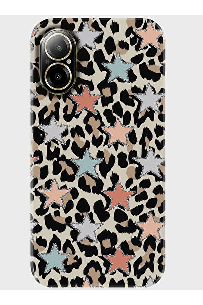 realme 12 Lite Kılıf Kamera Korumalı Baskılı Silikon Kapak - leoparstars